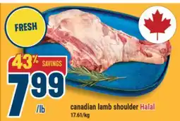 Marché Adonis CANADIAN LAMB SHOULDER offer