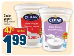Marché Adonis Cedar yogurt offer