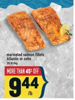 Marché Adonis marinated salmon fillets Atlantic or coho offer