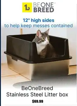 Ren’s Pets Depot BeOneBreed Stainless Steel Litter box offer
