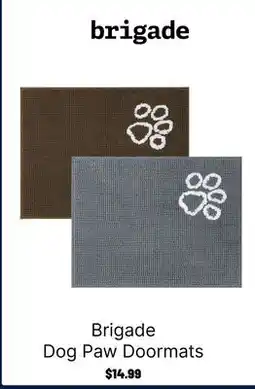 Ren’s Pets Depot Brigade Dog Paw Doormats offer