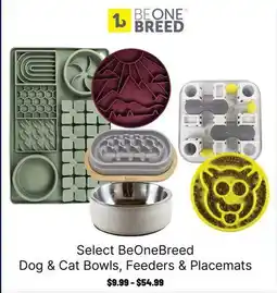 Ren’s Pets Depot Select BeOneBreed Dog & Cat Bowls, Feeders & Placemats offer