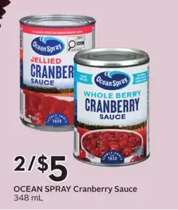 Sobeys OCEAN SPRAY Cranberry Sauce offer