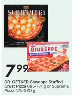 Sobeys DR. OETKER Giuseppe Stuffed Crust Pizza offer