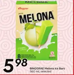 Sobeys BINGGRAE Melona Ice Bars offer