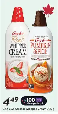 Sobeys Aerosol Whipped Cream offer