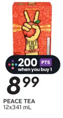 Sobeys PEACE TEA offer