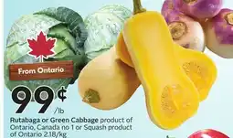 Sobeys Rutabaga or Green Cabbage offer