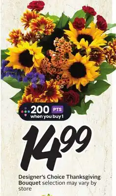Sobeys Designer's Choice Thanksgiving Bouquet offer