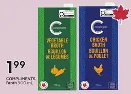 Sobeys COMPLIMENTS Broth offer
