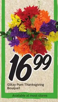 Sobeys Glitzy Pom Thanksgiving Bouquet offer