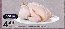 Sobeys COMPLIMENTS Fresh Whole Chicken offer