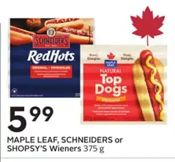 Sobeys Wieners offer