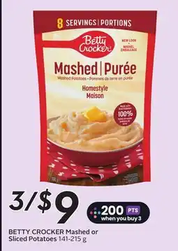 Sobeys Mashed or Sliced Potatoes offer