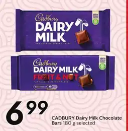 Sobeys CADBURY Dairy Milk Chocolate Bars offer
