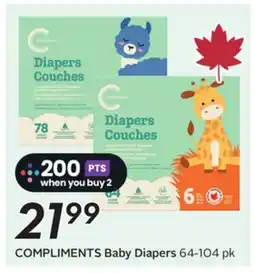 Sobeys COMPLIMENTS Baby Diapers offer