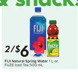 Sobeys Natural Spring Water offer