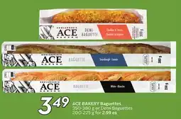 Sobeys Baguettes offer