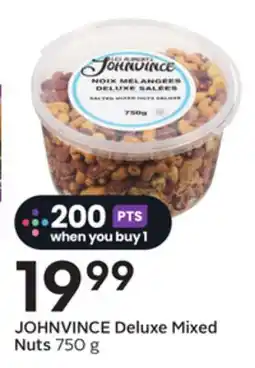 Sobeys JOHNVINCE Deluxe Mixed Nuts offer