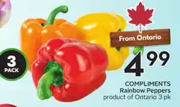 Sobeys COMPLIMENTS Rainbow Peppers offer