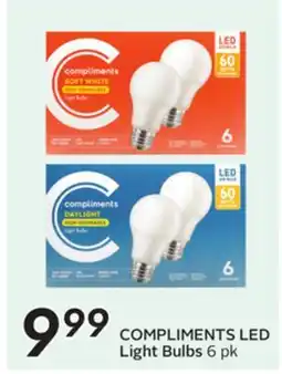 Sobeys COMPLIMENTS LED Light Bulbs offer
