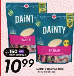 Sobeys DAINTY Basmati Rice offer