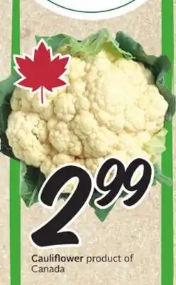 Sobeys Cauliflower offer