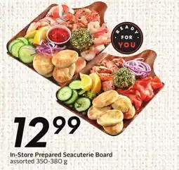 Sobeys In-Store Prepared Seacuterie Board offer