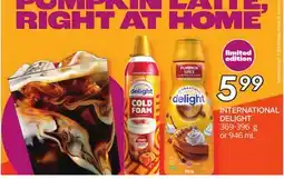 Sobeys INTERNATIONAL DELIGHT offer
