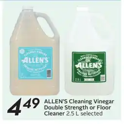 Sobeys Cleaning Vinegar Double Strength or Floor Cleaner offer