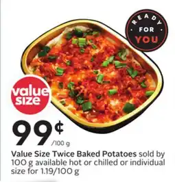 Sobeys Value Size Twice Baked Potatoes offer