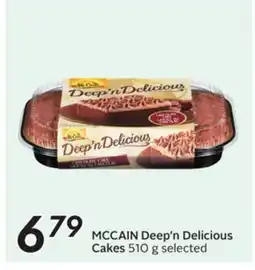 Sobeys MCCAIN Deep'n Delicious Cakes offer