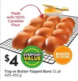 Sobeys Tray or Butter-Topped Buns offer