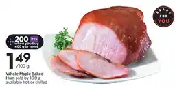 Sobeys Whole Maple Baked Ham offer