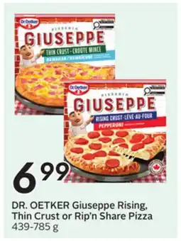 Sobeys Giuseppe Rising, Thin Crust or Rip'n Share Pizza offer