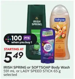 Sobeys Body Wash offer