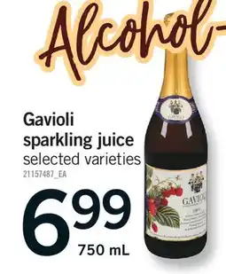 Fortinos GAVIOLI SPARKLING JUICE offer