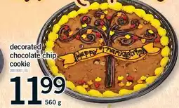 Fortinos DECORATED CHOCOLATE CHIP COOKIE offer