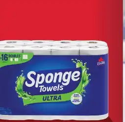 Fortinos SPONGETOWELS ULTRA, 8=16 Rolls offer
