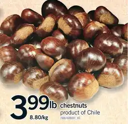 Fortinos CHESTNUTS offer