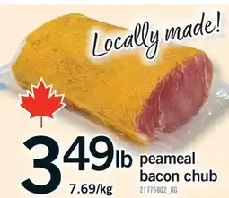 Fortinos PEAMEAL BACON CHUB offer