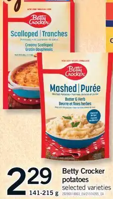 Fortinos BETTY CROCKER POTATOES offer