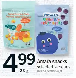 Fortinos AMARA SNACKS offer