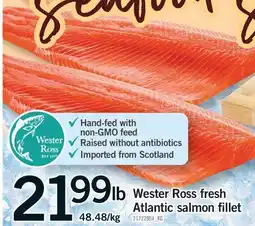 Fortinos WESTER ROSS FRESH ATLANTIC SALMON FILLET offer