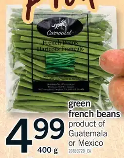 Fortinos GREEN FRENCH BEANS offer