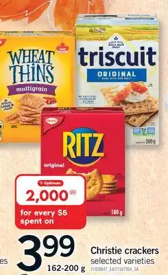 Fortinos CHRISTIE CRACKERS offer