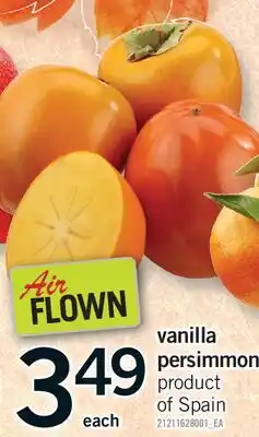 Fortinos VANILLA PERSIMMON offer