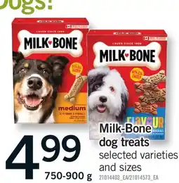 Fortinos MILK-BONE DOG TREATS offer