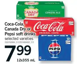 Fortinos COCA-COLA, CANADA DRY OR PEPSI SOFT DRINKS offer