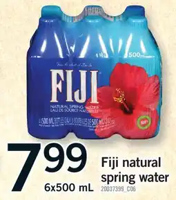 Fortinos FIJI NATURAL SPRING WATER offer